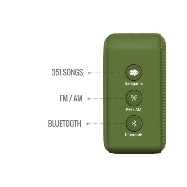 Saregama Carvaan Mini Hindi 2.0- Music Player with Bluetooth (Mint Green) - Image 5