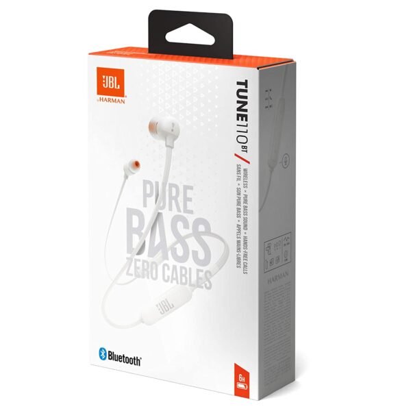 JBL Tune 110BT (White) - Image 2