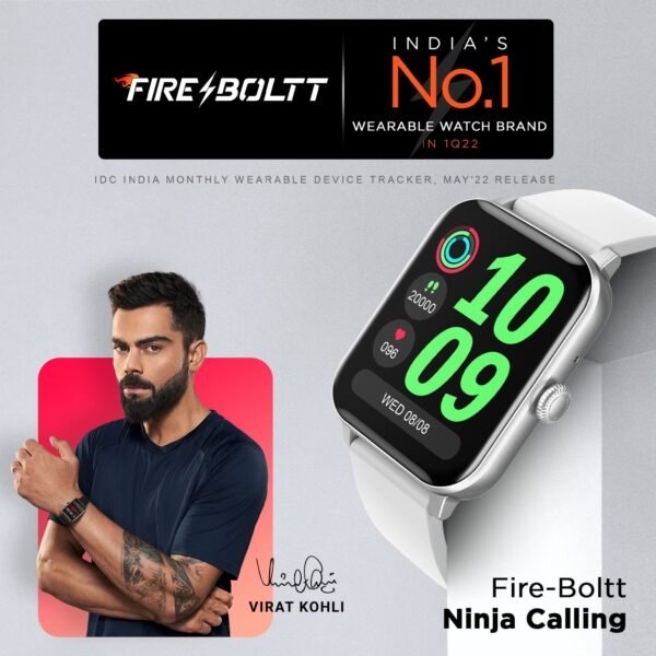 Fire-Boltt Ninja Calling 1.69" (4.29cm) Bluetooth Calling Smart Watch - Image 2