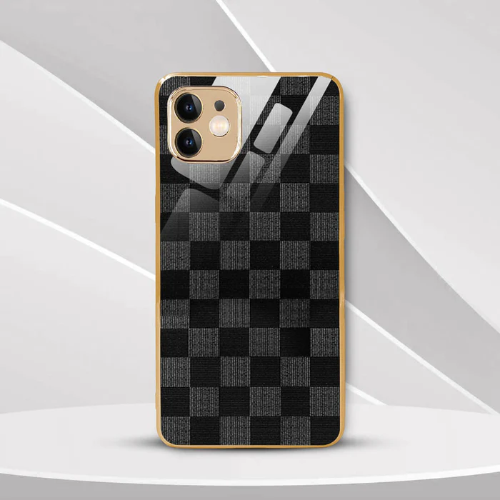 Buy LV Black Gold Glass Case for iPhone 11 Pro Max