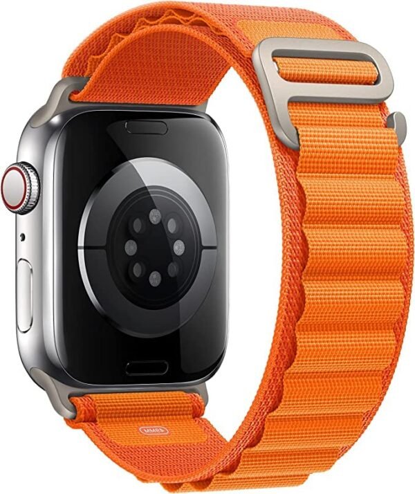 Alpine Loop Band for Apple Watch Strap 49mm 45mm 44mm 42mm- Orange