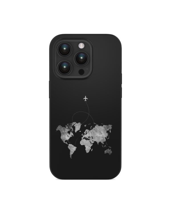 Ausaun World Map Case for iPhone 14 Pro