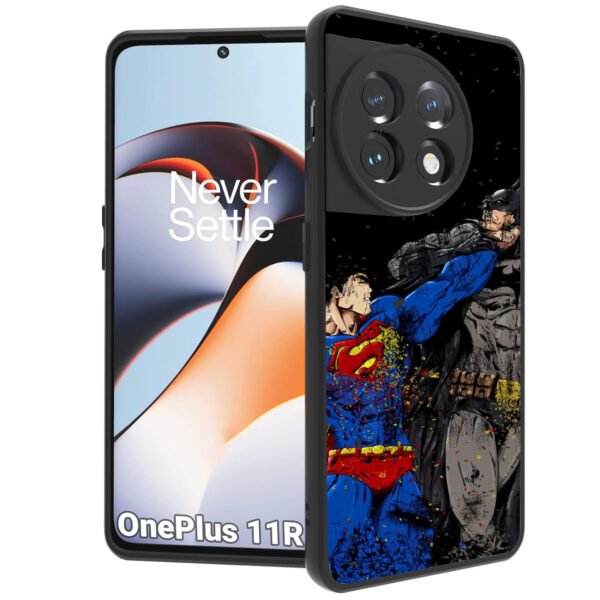OnePlus 11R Customised Batman Vs Superman Backcover