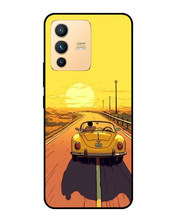 Vivo V23 Pro Grafiti Car Ride Customised Backcover