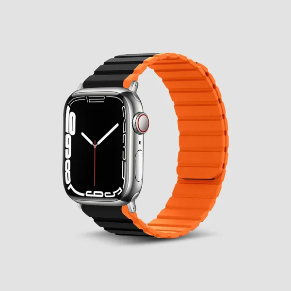 GRIPP Dual Reverser Watch Strap 42mm | 44mm | 45mm | 49mm (BLACK AND ORANGE)