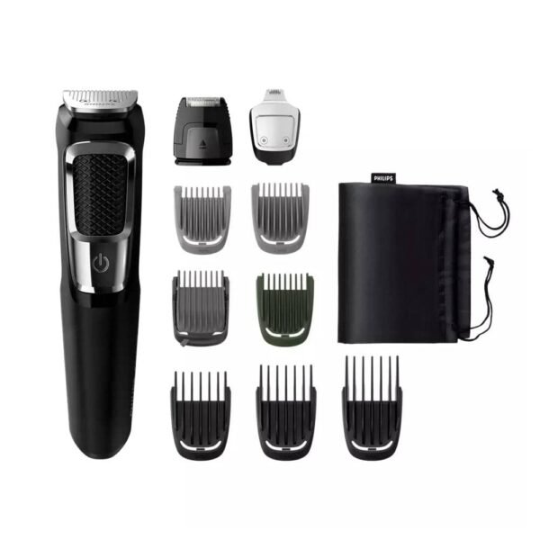 PHILIPS MG3750 Trimmer MULTI GROOMER SET Grooming Kit 60 min Runtime 10 Length