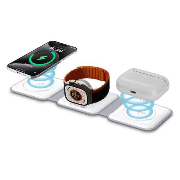 POWERUP 3IN1 Flat High-Speed Dual Coil Wireless Charger - Image 5