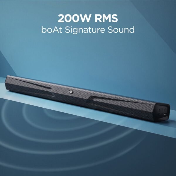 Aavante Bar Quake 200W RMS boAt Signature Sound, 2.1 Channel Soundbar with Wired Subwoofer - Image 3