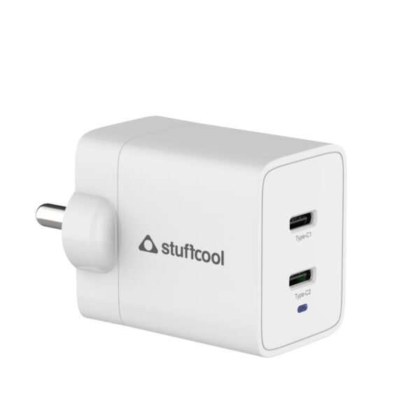 Stuffcool Neo 47W Dual Type C GaN Charger